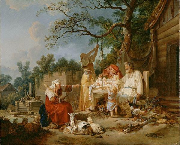 Jean-Baptiste Le Prince The Russian Cradle china oil painting image